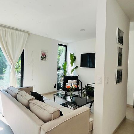 Habitacion Doble En Departamento Compartido Kota Meksiko Bagian luar foto